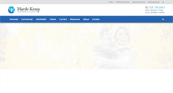 Desktop Screenshot of marshkemp.com
